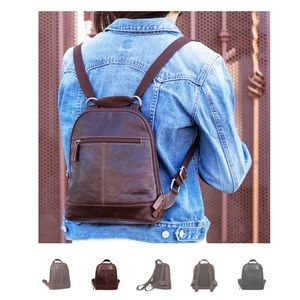 Crossbody / backpack convertible purse